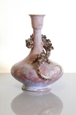 Lot 5 - A Royal Doulton flambé vase