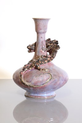 Lot 5 - A Royal Doulton flambé vase