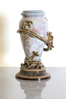 Lot 85 - A Doulton Lambeth stoneware vase