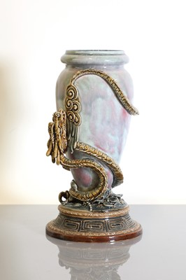 Lot 85 - A Doulton Lambeth stoneware vase