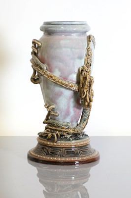 Lot 85 - A Doulton Lambeth stoneware vase