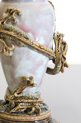 Lot 85 - A Doulton Lambeth stoneware vase