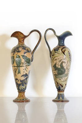 Lot 60 - A Doulton Lambeth stoneware ewer