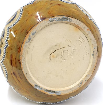 Lot 38 - A Doulton Lambeth stoneware vase
