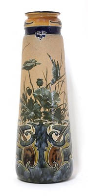 Lot 37 - A Doulton Lambeth stoneware vase