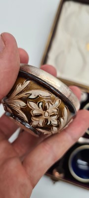 Lot 47 - A cased set of four Doulton Lambeth stoneware cruets