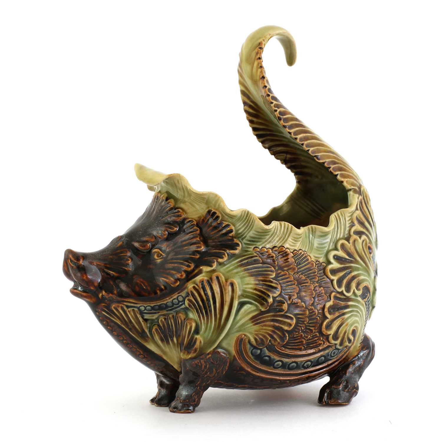 Lot 54 - A Doulton Lambeth stoneware borogove grotesque