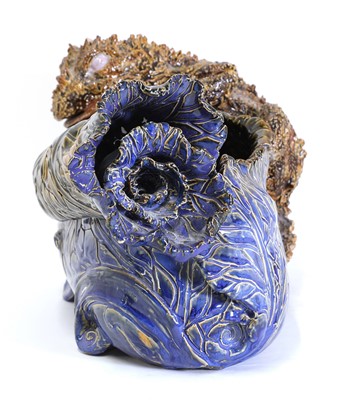 Lot 56 - A Royal Doulton stoneware grotesque centrepiece