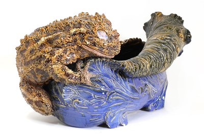 Lot 56 - A Royal Doulton stoneware grotesque centrepiece