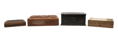 Lot 268 - A Victorian walnut and Tunbridge ware workbox