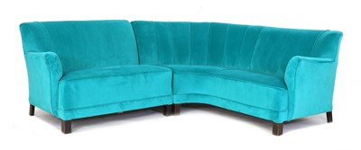 Lot 335 - A Danish corner sofa