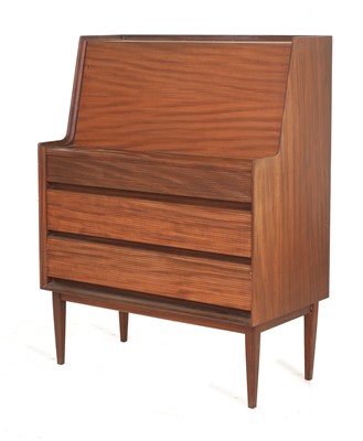 Lot 553 - An afrormosia bureau