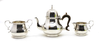 Lot 24 - A three-piece coffee service