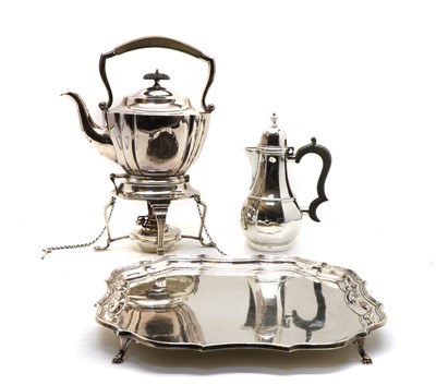 Lot 36 - A silver salver