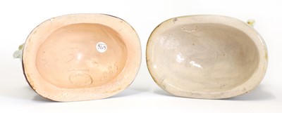 Lot 62 - Two Doulton stoneware 'Mouse Musician' menu holders