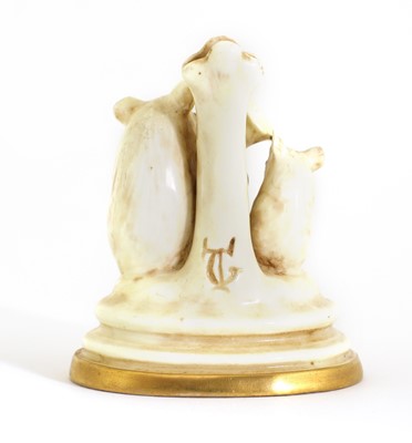 Lot 70 - A Doulton Burslem 'Mouse Musician' menu holder, 'Trumpet Blowers'
