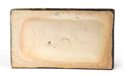 Lot 61 - A Doulton Lambeth stoneware spill vase, 'Sharpening Them Up For Somebody'