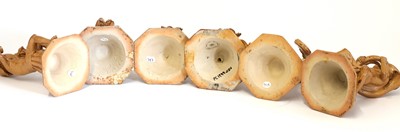 Lot 73 - Six Doulton stoneware 'Merry Musician' figures