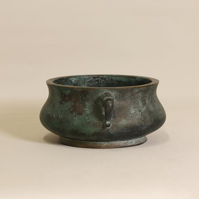Lot 76 - A Chinese bronze incense burner