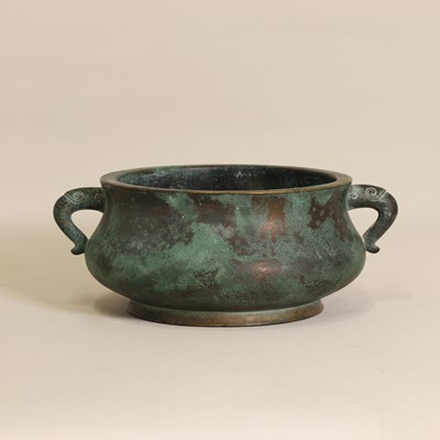 Lot 76 - A Chinese bronze incense burner