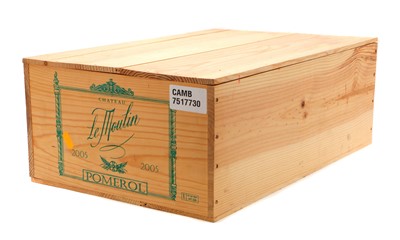 Lot 152 - Chateau Le Moulin, Pomerol, 2005 (12, OWC)