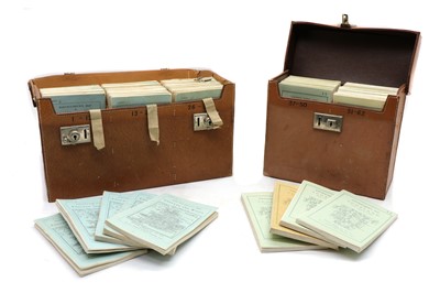 Lot 257A - Two cases of Bartholomew's Road Maps for England & Wales