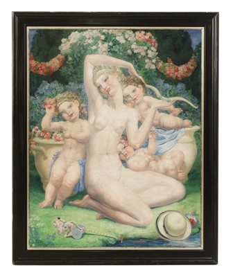Lot 206 - Valentine Lecomte (French, b.1872)