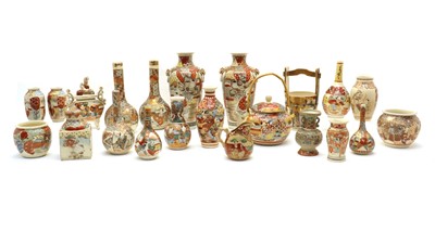 Lot 183 - A collection of Japanese Satsuma ware