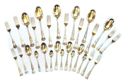 Lot 22 - A quantity of silver flatware