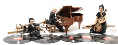 Lot 212 - The Jacquard Puppets 'The Cello Trio'