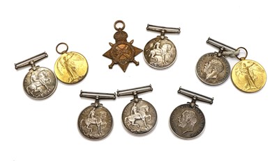 Lot 46 - A WWI medal pair