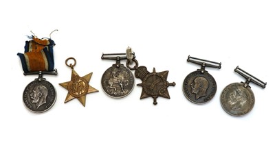 Lot 47 - A WWI medal pair