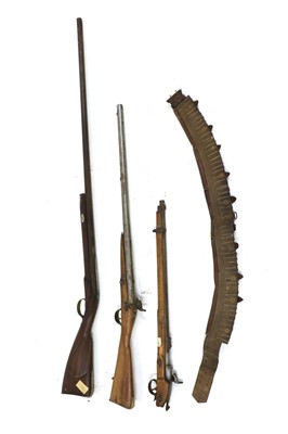 Lot 80 - A 'Monkey tail' percussion carbine by Westley Richards