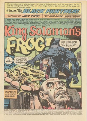 Lot 601 - A collection of Marvel Black Panther comics