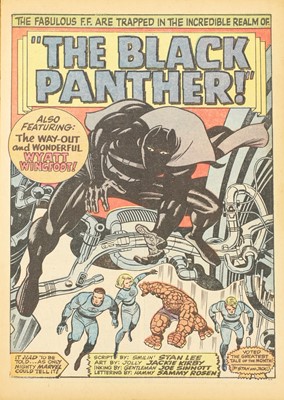 Lot 601 - A collection of Marvel Black Panther comics