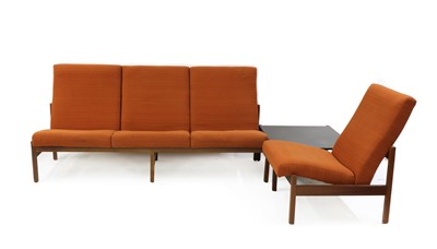 Lot 342 - A teak lounge suite