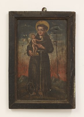 Lot 443 - An Icon of St Joseph