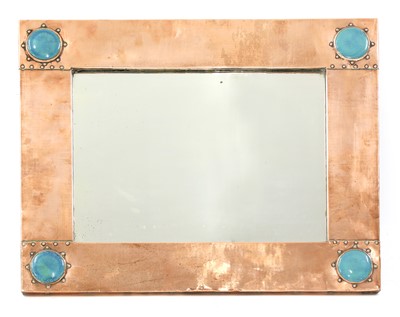 Lot 45 - A Liberty & Co. copper wall mirror