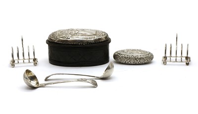 Lot 34 - A pair of Victorian Queen's pattern silver ladles