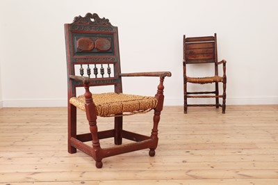 Lot 265 - A painted softwood chair