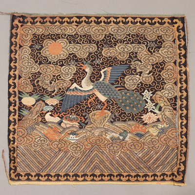 Lot 157 - A Chinese kesi rank badge