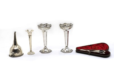 Lot 43 - A George III silver wine funnel