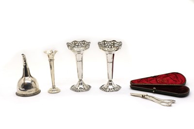 Lot 43 - A George III silver wine funnel