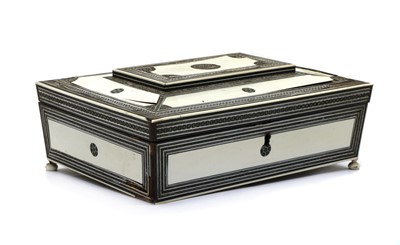 Lot 277 - A Vizagapatam ivory sewing box