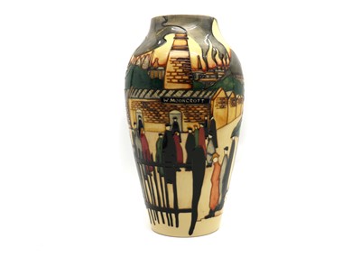 Lot 193 - A Moorcroft pottery trial vase