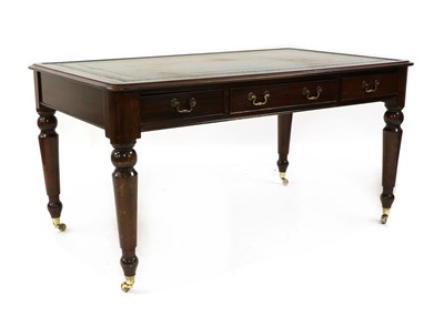 Lot 364 - A mahogany library table
