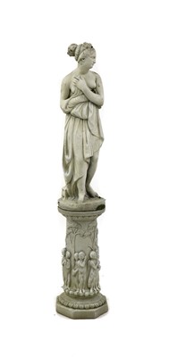 Lot 435 - A composite stone figure
