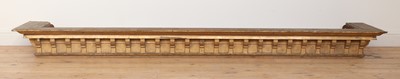 Lot 82 - A Country House carved giltwood pelmet
