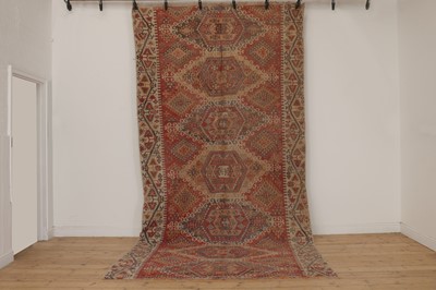 Lot 41 - A Kilim flatweave wool carpet