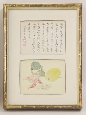 Lot 127 - A collection of eight Chinese gouache album leaves